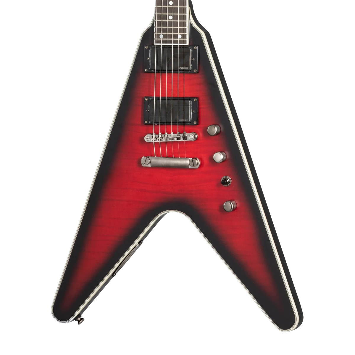 Epiphone Dave Mustaine Flying V Prophecy, Aged Dark Red Burst
