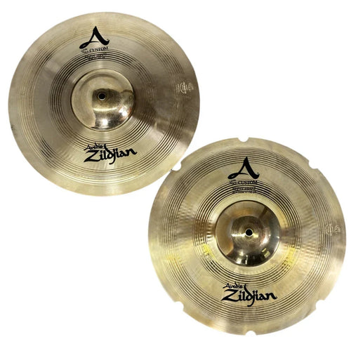 Used Zildjian A Rezo Hi Hats Cymbal 15 - Very Good