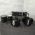 Used Pearl Export Joey Jordison 7pc Drum Set Black - Fair