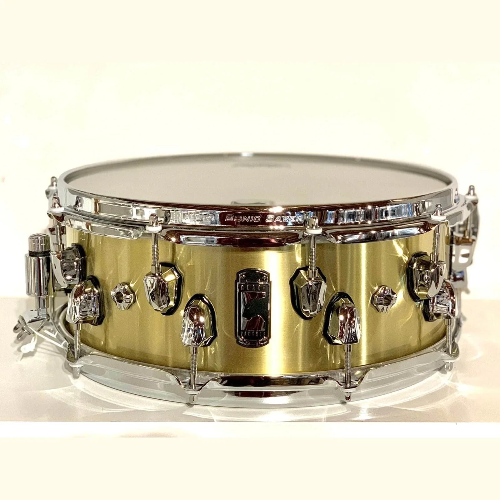Used Mapex Black Panther Metallion Brass Snare Drum 14x5.5