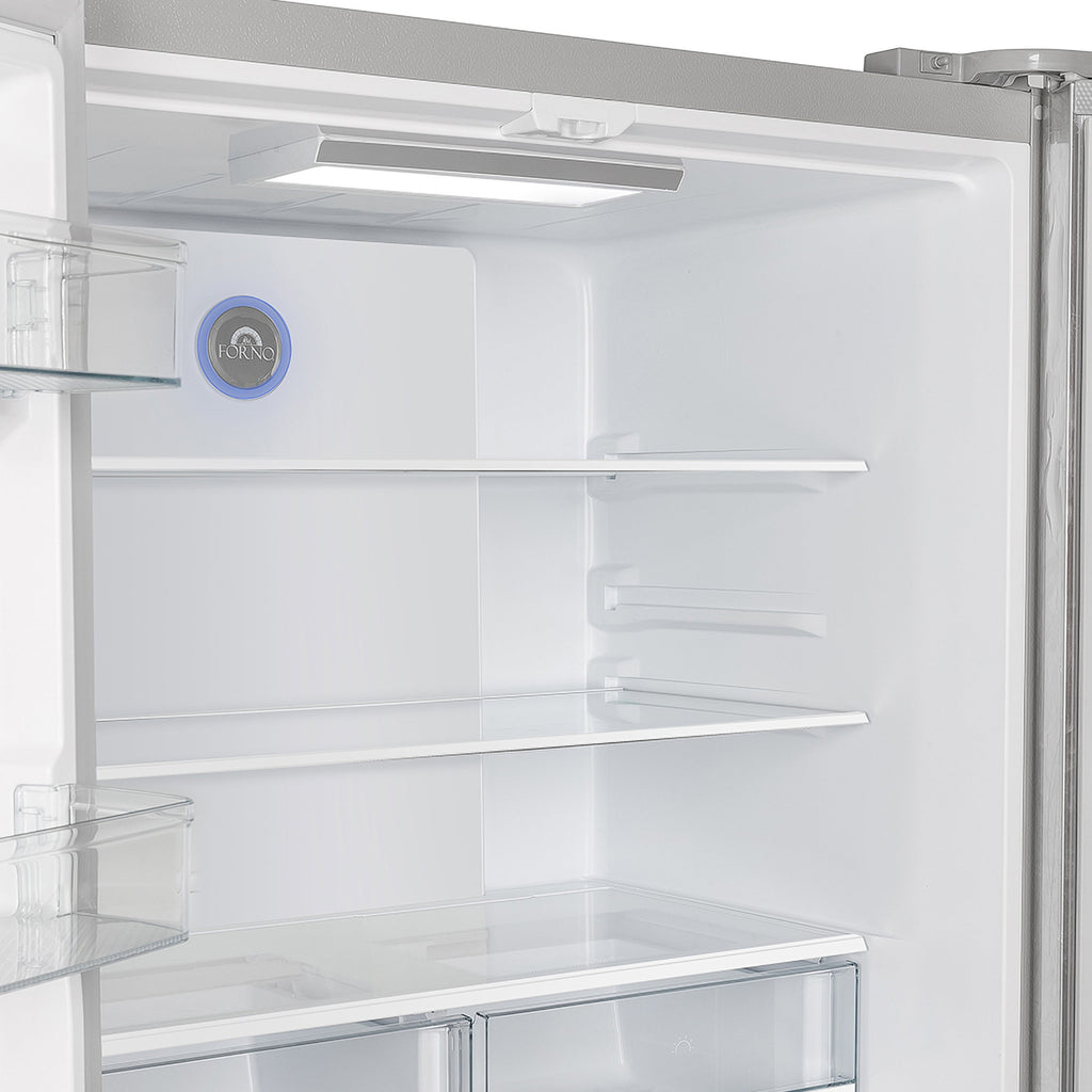 FORNO Moena French Door Refrigerator 91.2cm 543.7L FFRBI1820-36SB