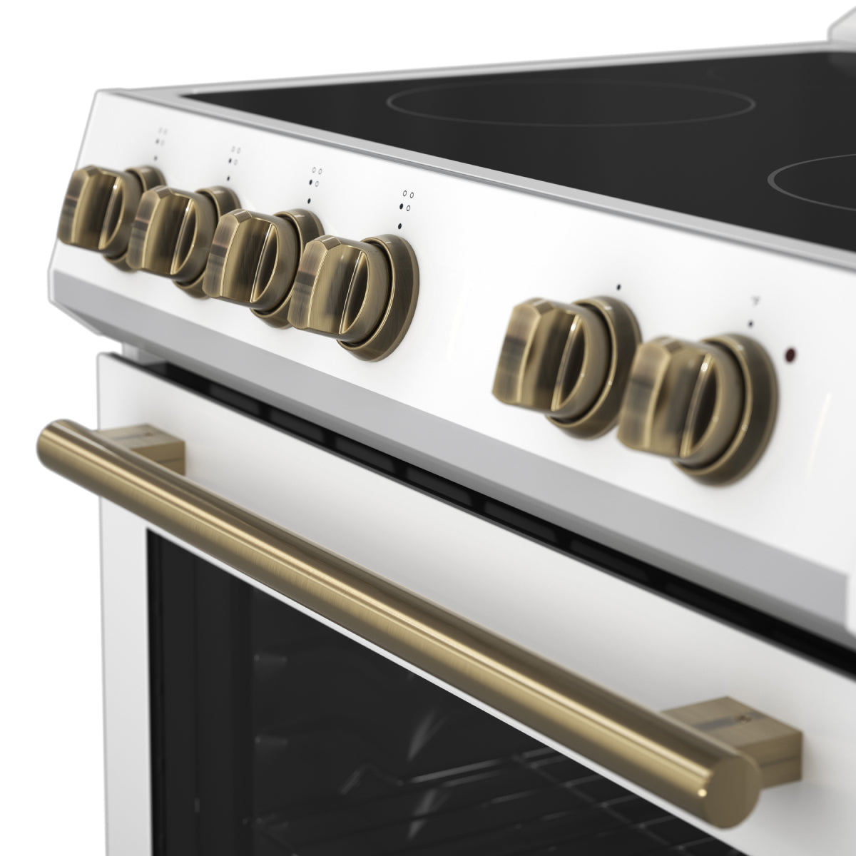 FORNO Espresso Leonardo Electric Range 76.2cm 141.6L White FFSEL6012-30WHT