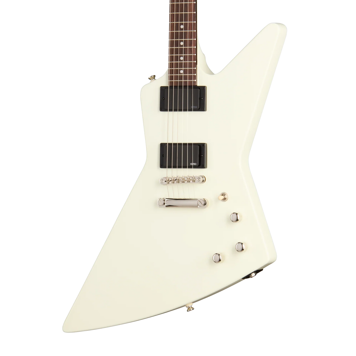 Epiphone Explorer 80s EMG, Classic White