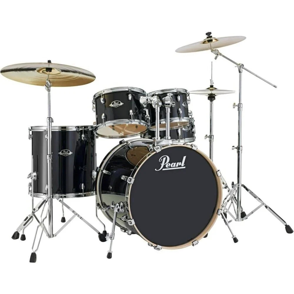 Pearl Export Lacquer Series 5pc Drum Set w/Hardware Black Smoke EXL725/C248