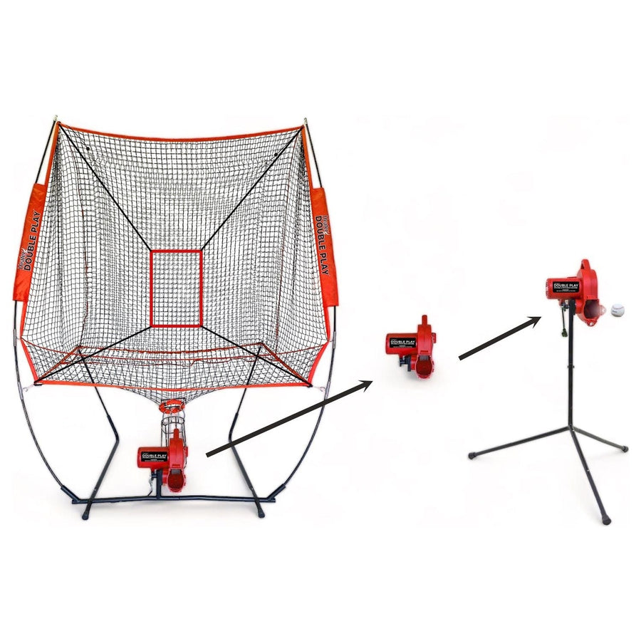 Heater Double Play DP249 2-in-1 Pitch Back and Pitching Machine